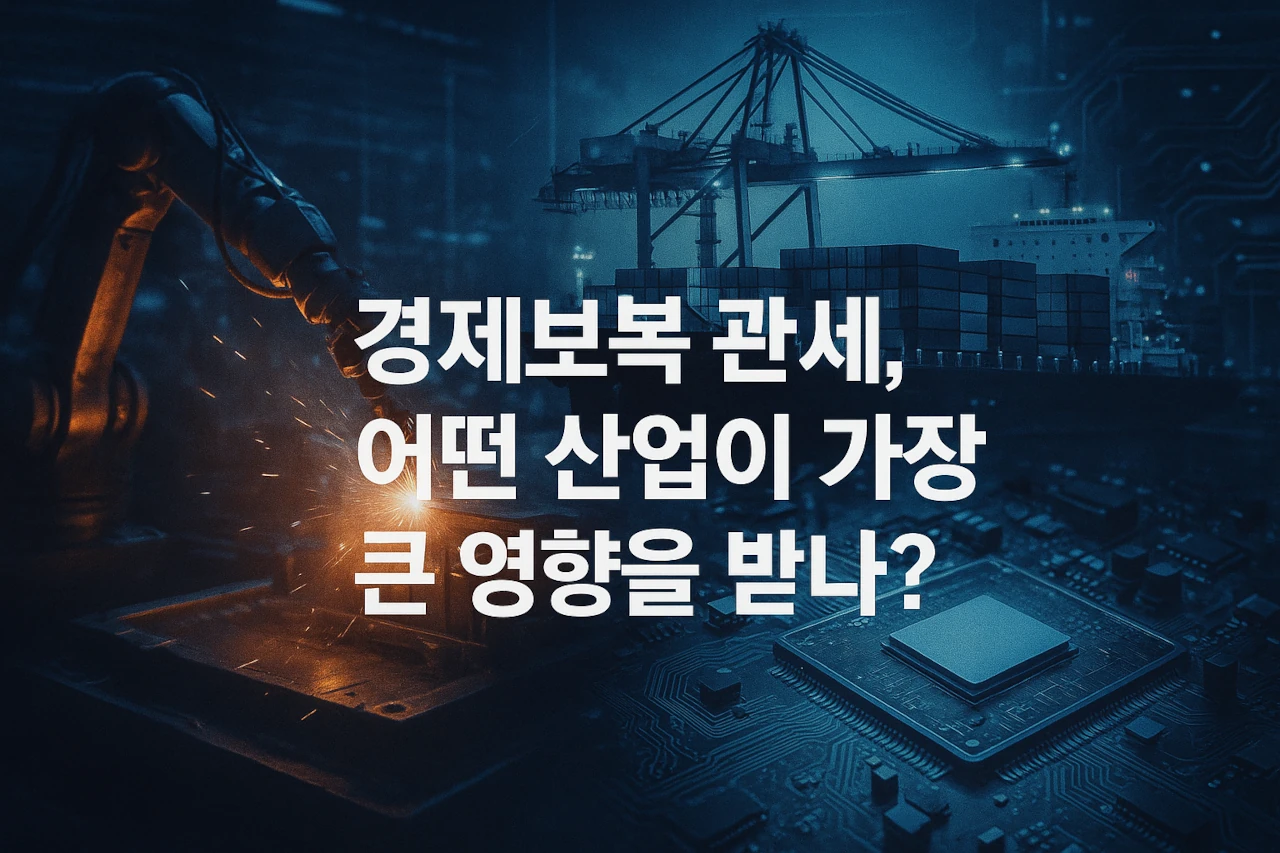 경제보복 관세 어떤 산업이 가강 큰 영향을 받나
