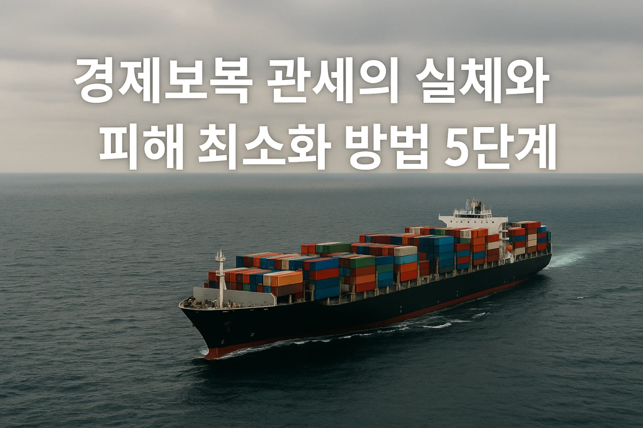경졔보복 관세의 실체와 피해 최소화 방법 5단계