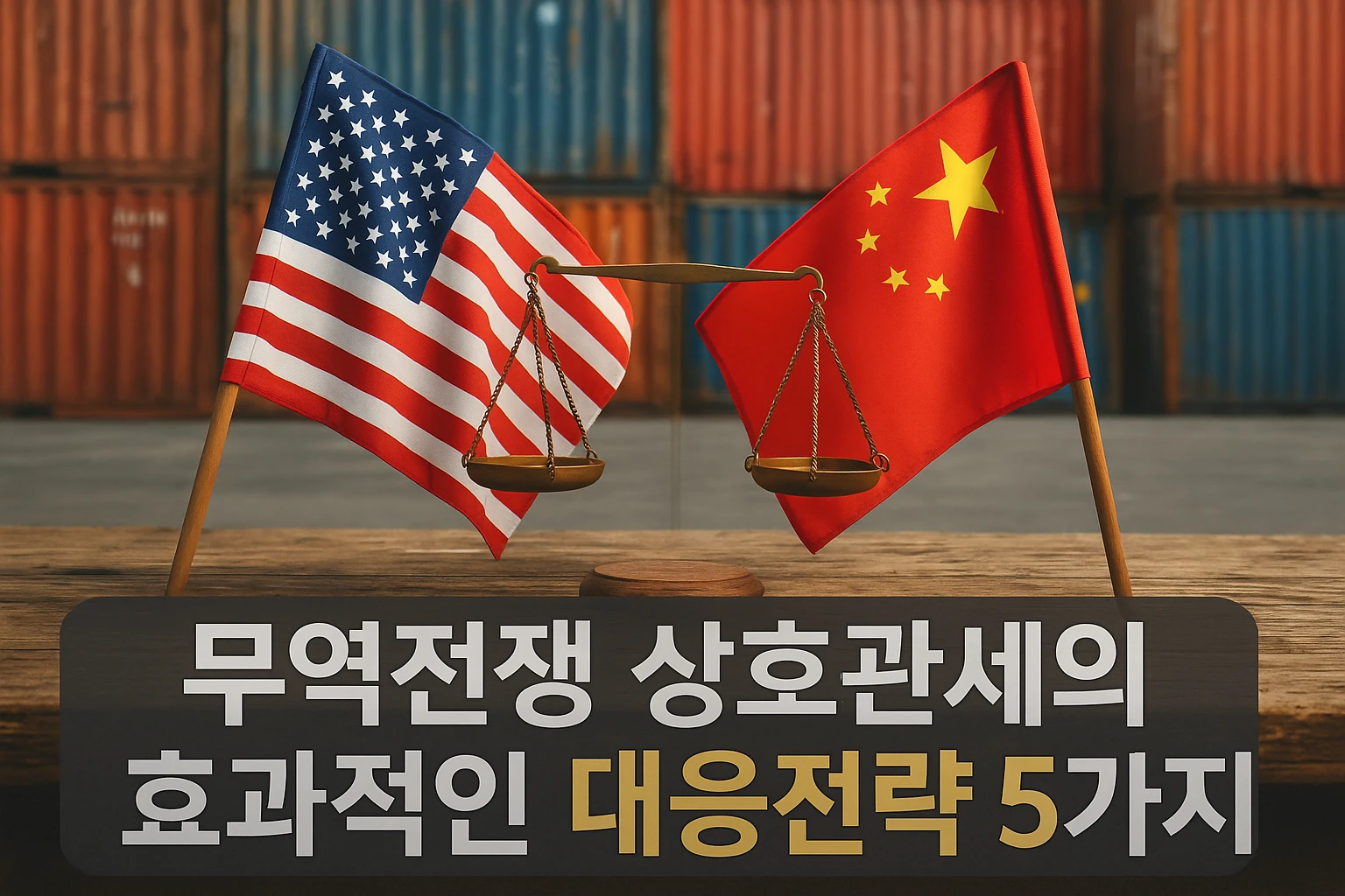 무역전쟁 상호관세 대응전략